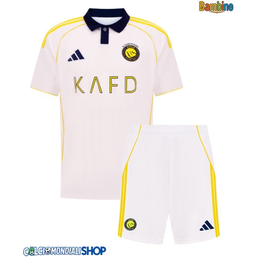Maglie da calcio Al-Nassr Terza Maglia Bambino 2025-26 Manica Corta + Pantaloni corti)